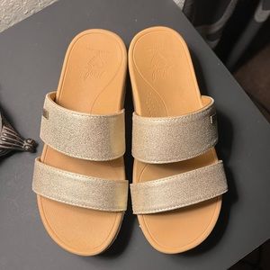 Reef Womens Banded Horizon Hi Champagne size 6